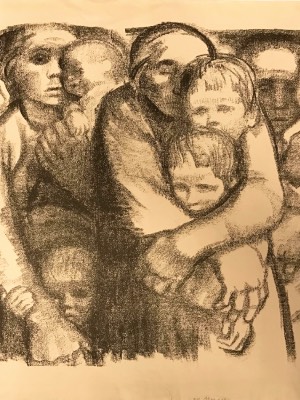 kathe Kollwitz的寡妇和孤儿